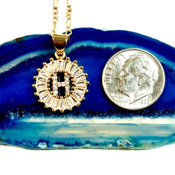 Initial H Necklace, Letter H, Personalized H, Boho - Picture 4 of 9